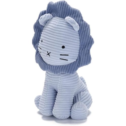 SILI FACTORY Lion Plush Corduroy (Blue) 11" Stuffed Animal for Baby, Toddler, Kids, Adults - Lion Corduroy Toy-Adorable Toy Made from Kid-Friendly, Quality Material