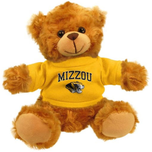 Missouri Tigers BROWN 6 Inch Jersey Bear Plush - 20750396