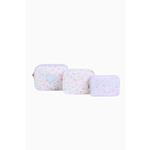 STATE x LoveShackFancy Floral Travel Pouch Set