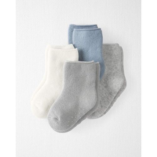Baby 4-Pack No Slip Socks (0-3mo)