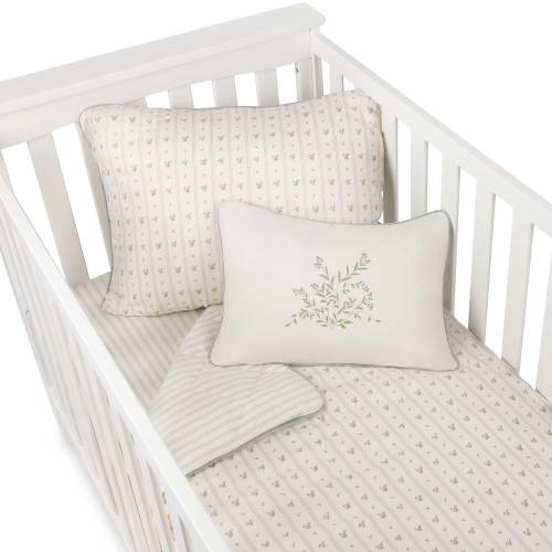 Linear Leaf Crib Set (52"x28") – Ely's & Co.
