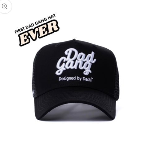 Dad Gang Trucker - Black/White – dadgang.co