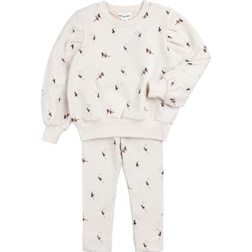 Fairy Print French Terry Sweatshirt & Leggings Set: 6M