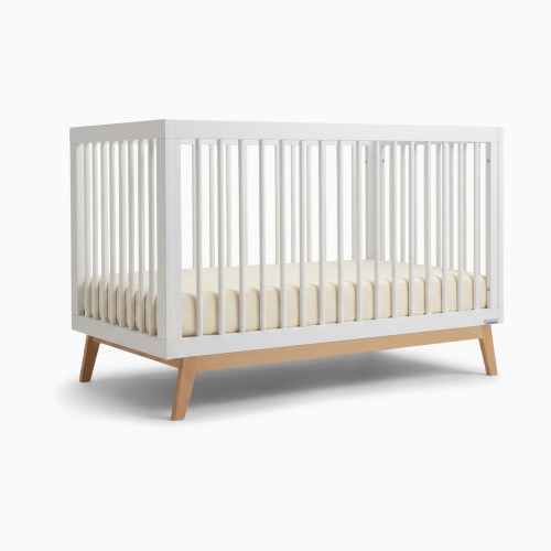 dadada Soho 3-in-1 Convertible Crib - White/Natural