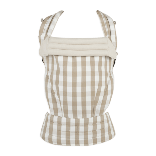 Somomu® Vichy Baby Carrier Backpack Oak + White · Minicoton