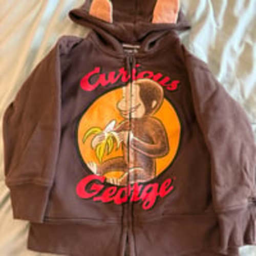 Curious George Hoodie Jacket 4T