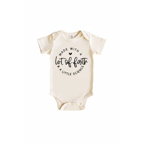 Made With A Little Science Graphic Bodysuit | Natural – Caden Lane
