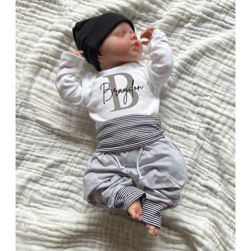 BABY BOY Coming Home Outfit baby boy personalized jogger baby shower gift baby boy gift clothes new mom just joined team new to the crew