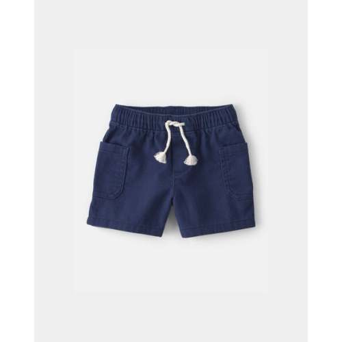 Baby Boy Twill Drawstring Shorts - Navy - OshKosh B'gosh | Carter's