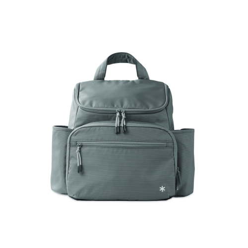 Skip Hop Forma Next Diaper Backpack, Grey, Water-Repellent, Multi-Pocket, Travel Ready