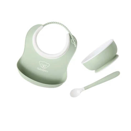 BabyBjörn Baby Feeding Set - Powder Green