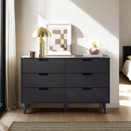 Corrigan Studio® Lilette 6 Drawer 52" W Double Dresser & Reviews | Wayfair