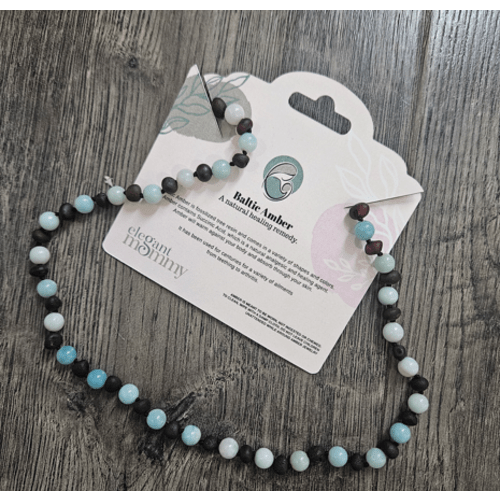 EM Baltic Amber 12.5" Molasses + Amazonite