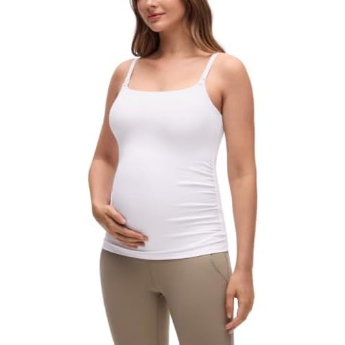CRZ YOGA Maternity Nursing Tank Tops
