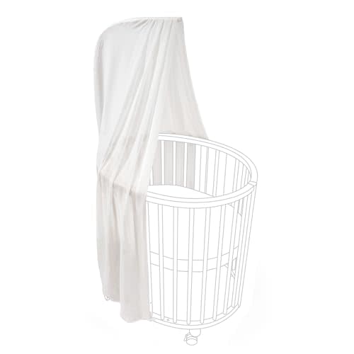 Stokke Sleepi Canopy V3, White - Create a Cozy, Calm Environment for Baby - Easy to Assemble - Lightweight Fabric - Compatible with Sleepi Mini & Bed
