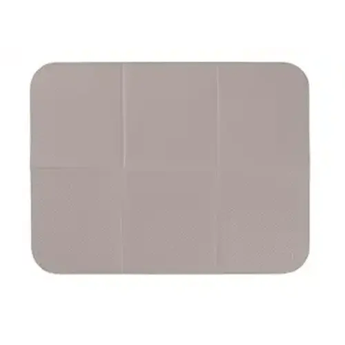 Ubbi On-The-Go Diaper Changing Baby Mat, Soft and Comfortable Diaper Bag Accessory Must Have for Newborns, Easy to Clean, Portable Folding Pad, Baby Traveling Accessories, Taupe