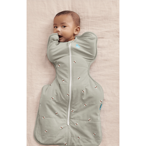Swaddle Up™ 2.5 TOG Cotton Olive Bees