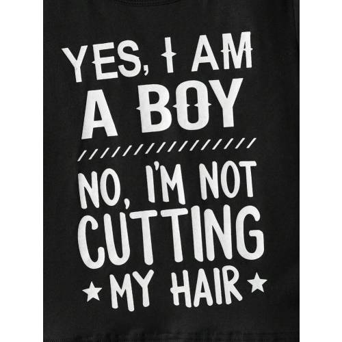 SHEIN Young Boy Casual Brother & Letter Printed All-Match Round Neck T-Shirt For Daily Wear | SHEIN USA