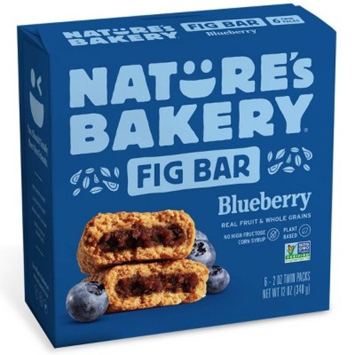 Nature's Bakery Blueberry Fig Bar - 12oz/6ct