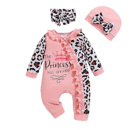 Aoswep Newborn Baby Girl Clothes Jumpsuits Clothes Long Sleeve Rompers