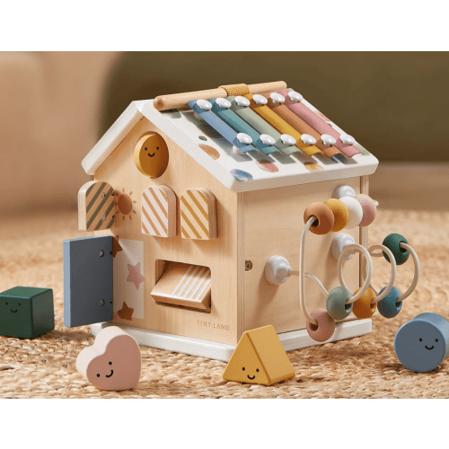 Tiny Land® Cottage Activity Cube - Morandi