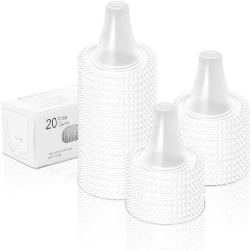 100pcs Ear Thermometer Probe Covers, Lens Filters，Refill Covers for All Braun Thermometer Models Digital Thermometers Disposable Covers