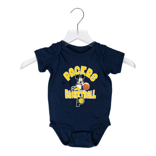 Newborn Indiana Pacers Mickey Lil' Champ Onesie by Nike | Pacers Team Store - 6-9 months