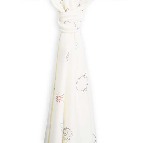 Swaddle Blanket, Merino Wool, Newborn to 3 Months, Sheep