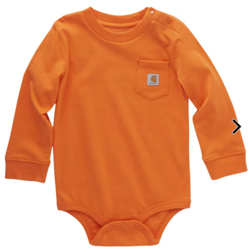 Carhartt Long-Sleeve Pocket Bodysuit for Babies | Cabela's