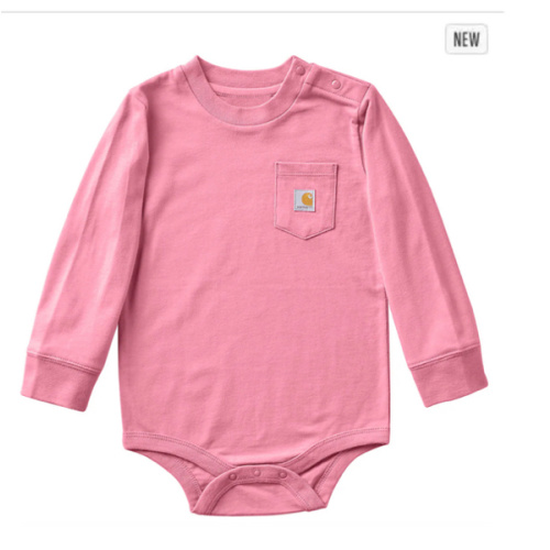 Kids' Long Sleeve Pocket Bodysuit (Baby) | Carhartt