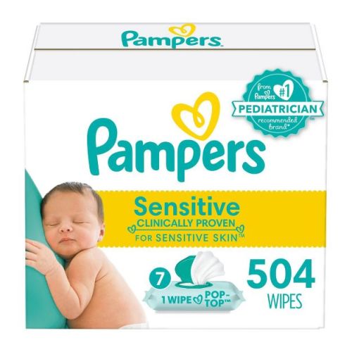 Pampers Sensitive Baby Wipes (Select Count)
