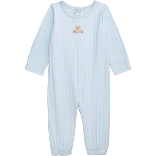 Mud Pie Baby Boy French Knot Bear Gown
