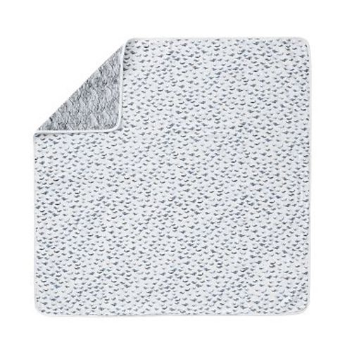 Jack Oversized Organic Muslin Baby Blanket, 47x47 in, Navy Multi
