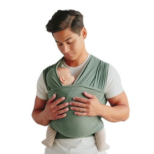 Solly Baby Wrap, Newborn to Toddler Baby Carrier (8-25 Lbs), Basil