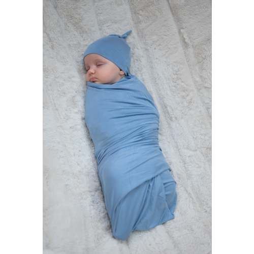 Baby Swaddle Set: Periwinkle – Lila