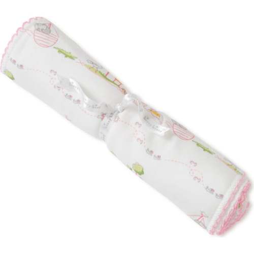 Noah's Burp Cloth, Pink - Kissy Kissy | Maisonette