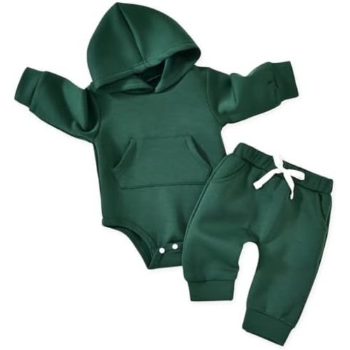 Aalizzwell Infant Baby Winter Hoodie Outfit