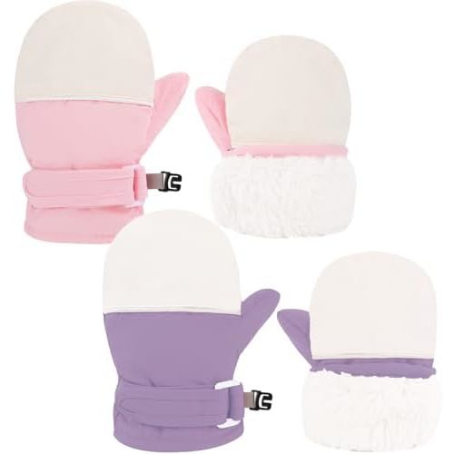 Sea Zaela Baby Toddler Winter Mittens Waterproof Fleece Lined Infant Gloves