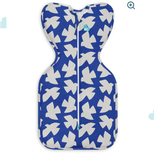 Swaddle Up™ 1.0 TOG Cotton Cobalt Paperbirds