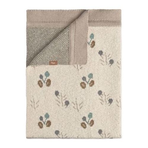Crane Baby Avery 100% Organic Cotton-Knitted Blanket