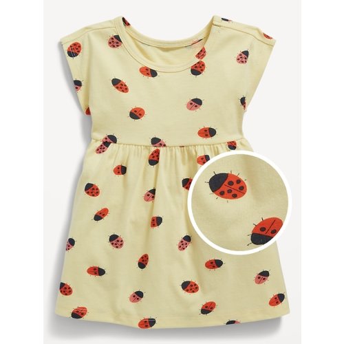 Printed Jersey-Knit Dolman-Sleeve Dress for Baby