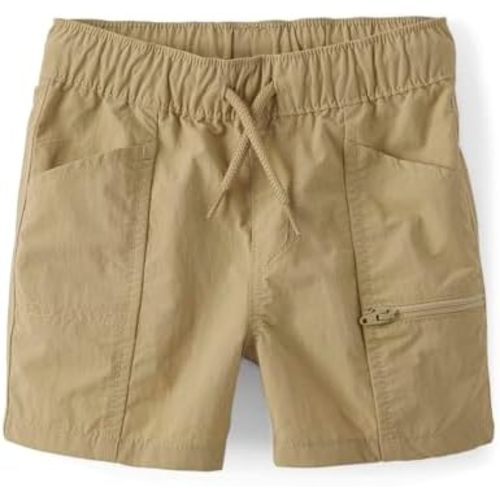 The Children's Place Baby Boys' and Toddler Quick Dry Pull on Cargo Shorts 3"