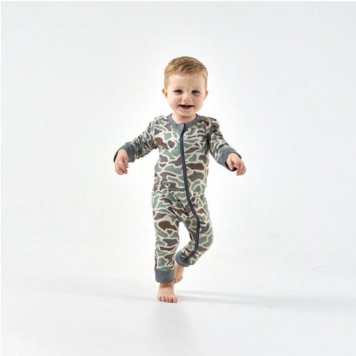 Baby Zip Up - Retro Duck Camo – BURLEBO