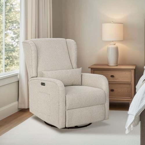 Candace Power Recliner 3-in-1 with Swivel, Glider, USB Ports