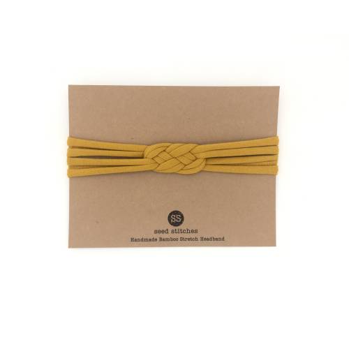 MORE COLORS! Braided Thin Sailor Knot Headband for Baby, Toddler, Child, Teen or Adult in Stretch Bamboo/Organic Cotton