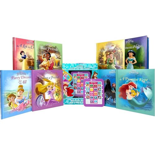 Disney Princess Ariel, Rapunzel, Belle, and More!- Dream Big Princess Me Reader and 8-Book Library - PI Kids