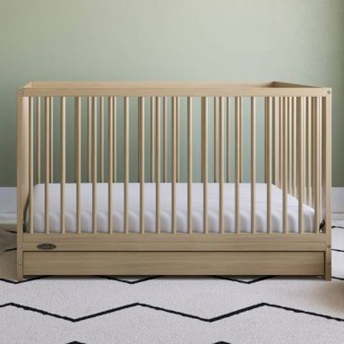 Graco Teddi 5-in-1 Convertible Crib with Drawer - Driftwood