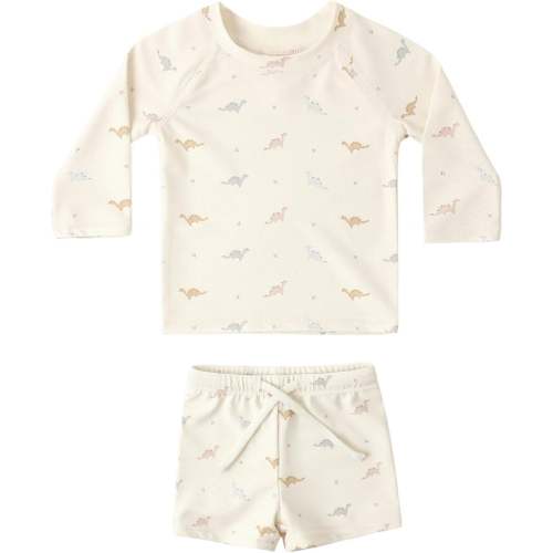 Quincy Mae Finn Rashguard + Short Set || Dino – Twinkle Twinkle Little One