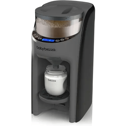 Baby Brezza New and Improved Formula Pro Advanced Formula Dispenser Machine - Automatically Mix a Warm Formula Bottle Instantly - Easily Make Bottle with Automatic Powder Blending, Charcoal