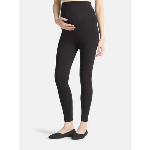 Time and Tru Women's Maternity Leggings, 27" Inseam, Sizes S-XXL
